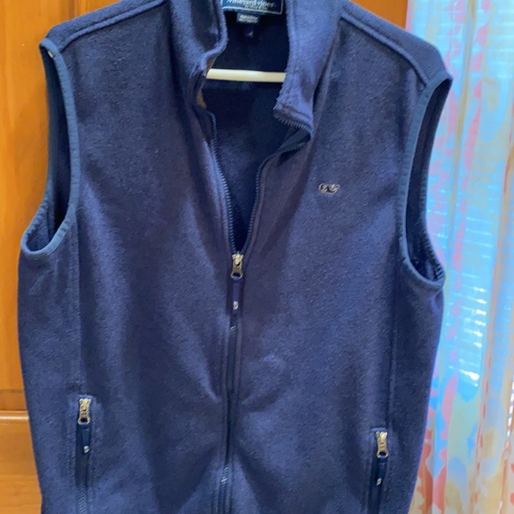 Vineyard Vines Navy Blue Vest - Picture 4 of 6
